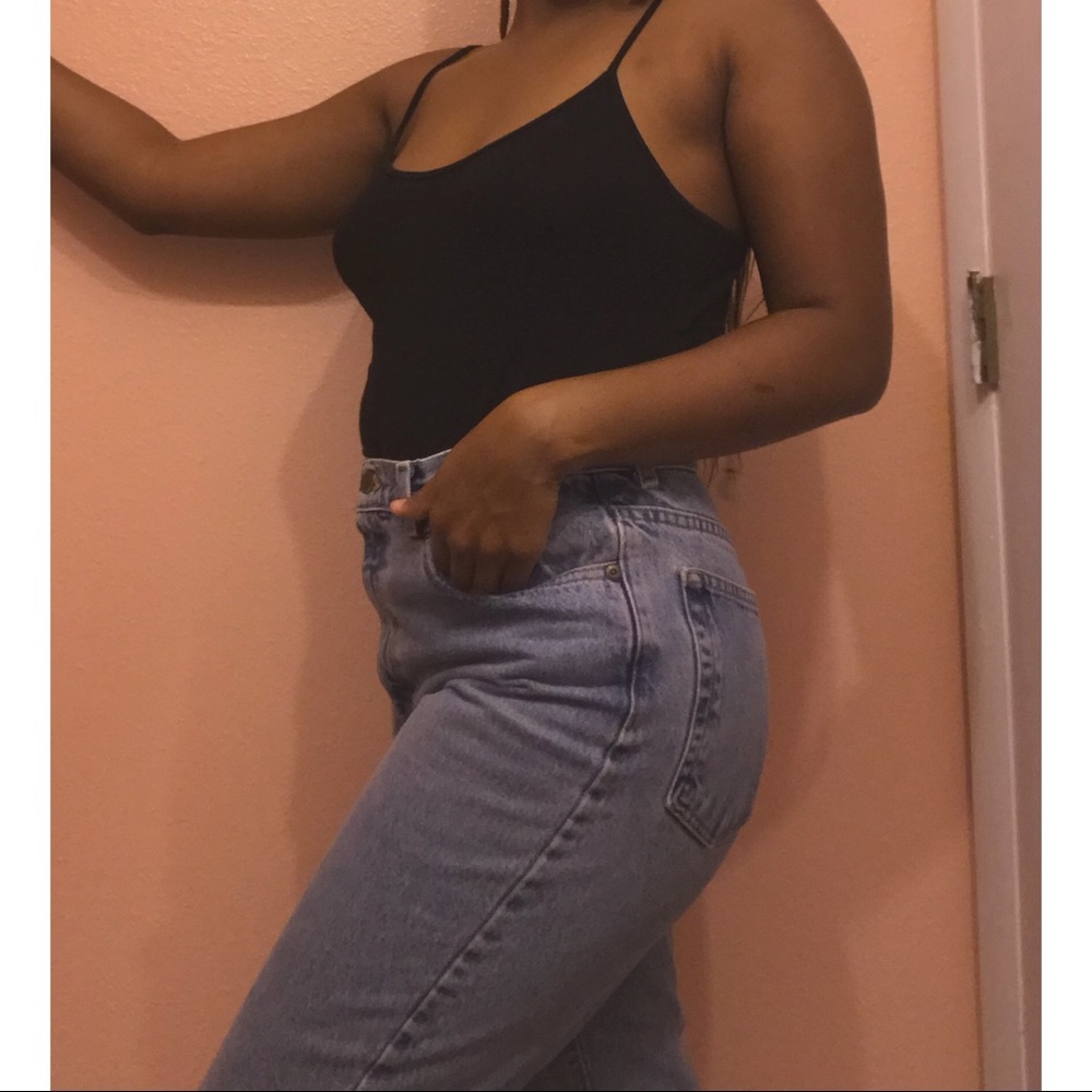 High waisted mom jeans